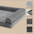 Dog Beds for Large Dogs - Orthopedic Egg Foam Sofa Dog Bed with Waterproof Lining, Removable Washable Cover, Non-Skid