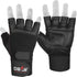 DEFY Padded Weight Lifting Gloves with 13" Long Wrist Wrap Genuine Leather