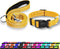 Reflective Dog Collar with Safety Locking Buckle, Adjustable Soft Nylon, for Small Medium Large Dogs, XL Yellow