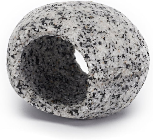 Penn-Plax Deco-Replicas Granite Aquarium Ornament & Hideaway - Small Size, White