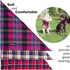 Adjustable Plaid Dog Bandanas, 1PC Soft Washable Cotton Triangle Bib for Small Medium Large Dogs and Cats