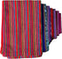 Lucio Fabrics Unique Native Peruvian Throw - Vibrant Colors Lightweight Durable -