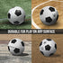 6 Pack GoSports Playground Soccer Balls - Durable Rubber for Play on Any Surface, Includes Ball Pump & Carry Bag