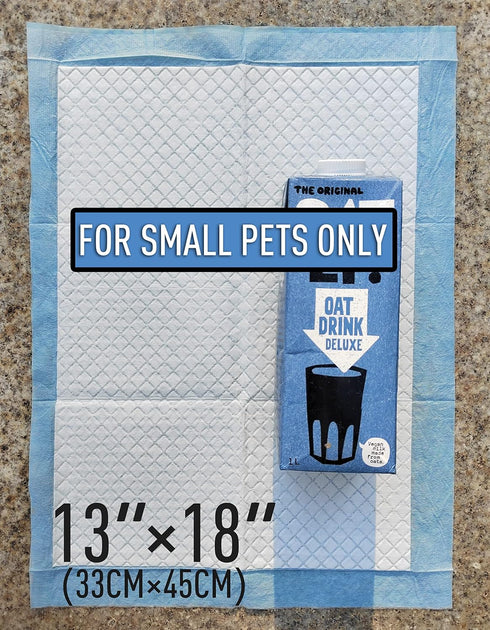 UKIYOE 6-Layer 13x18 Inch Dog Training Pads, Leak-Proof Puppy Potty Pads with Quick-Dry Surface - Small Size