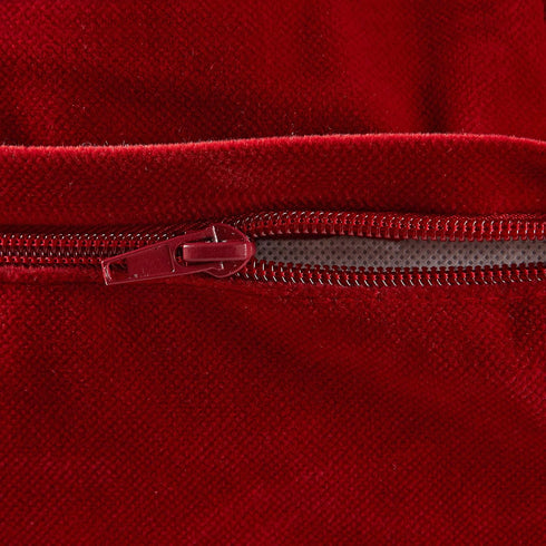 Happy Hounds Willow Rectangle Reversible Sherpa Pillow Cat Bed, Crimson