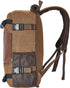 KAUKKO Outdoor Travel Men Backpack, Hiking Camping Canvas Rucksack, Canvas Khaki