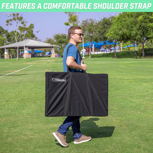 GoSports Premium Cornhole Carrying Case, Regulation Size or Tailgate Size