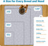 65"x48" IMPROVIA Extra-Large Waterproof Dog Mat - Jumbo Washable Playpen Floor Protector, Non-Slip Pet Pad, Heavy-Duty
