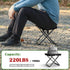Phamouu 220lbs Camping Stool Pocket Chair, Lightweight Portable Stool with Shoulder Strap, Capacity for Adults Outdoor