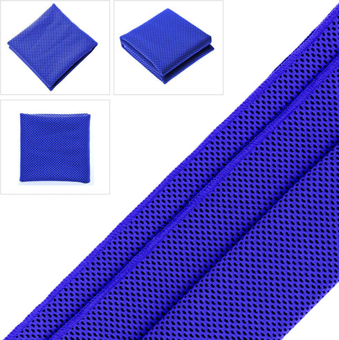 (40"x 12", Pack 60) Biange Cooling Towels of for Neck and Face, Cold Towel for Hot Weather, Sports, Workout, Fitness