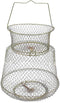 HEXJOZEI Metal Fish Basket. Wire Metal Fish Basket. Foldable Fishing Cage. Crab Fish