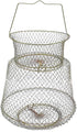 HEXJOZEI Metal Fish Basket. Wire Metal Fish Basket. Foldable Fishing Cage. Crab Fish
