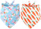 2 Pack Easter Dog Bandana, Triangle Bibs Pet Scarf for Medium to Large Dogs