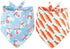 2 Pack Easter Dog Bandana, Triangle Bibs Pet Scarf for Medium to Large Dogs