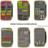 Fishing Jig Organizer Tackle Tray, Holds 50+ Jigs, Double Sided for Jig Heads, Tungsten Jigs, Fishing Spoons