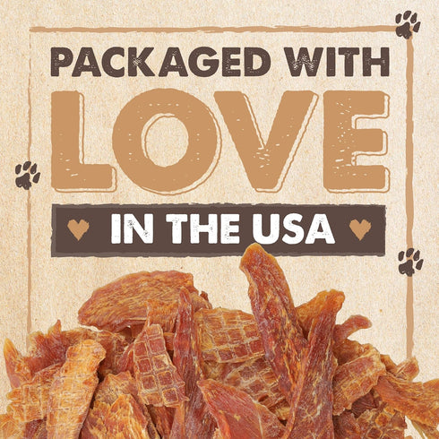 14 oz Mighty Paw Naturals Chicken Jerky Dog Treats | Chicken Jerky for Small, Medium and Large Breeds. All Natural Dog