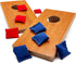 Super Fun, Portable Mini Desktop Cornhole Set of 2. Coated Wood Boards