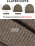 vidsel Thin Wool Fisherman Beanie Hat for Men Women - Fall Winter Short Knit Cuffed Fashion Trawler Skull Cap