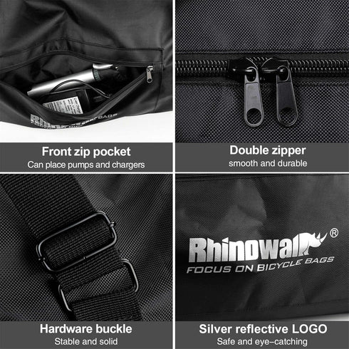 Rhinowalk Foldable E-scooter Carrying Bag, Portable Electric Scooter Storage Case for Outdoor Travel Riding