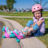Kids/Youth Protective Gear Set, Knee Pads, Elbow Pads, Wrist Guards for Roller Skates, Skateboard, Blue