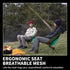 YL08 2.38 LBS Backpacking Naturehike Ultralight Camping Chair, Portable Chair with Anti-Sinking Feet, Lightweight