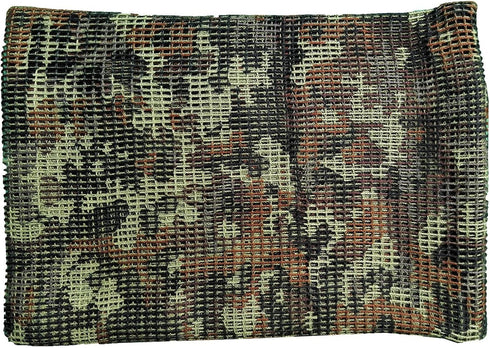 Tactical Mesh Net Scarf Sniper Veil for Hunting Photography, 180x80cm, Camouflage Color