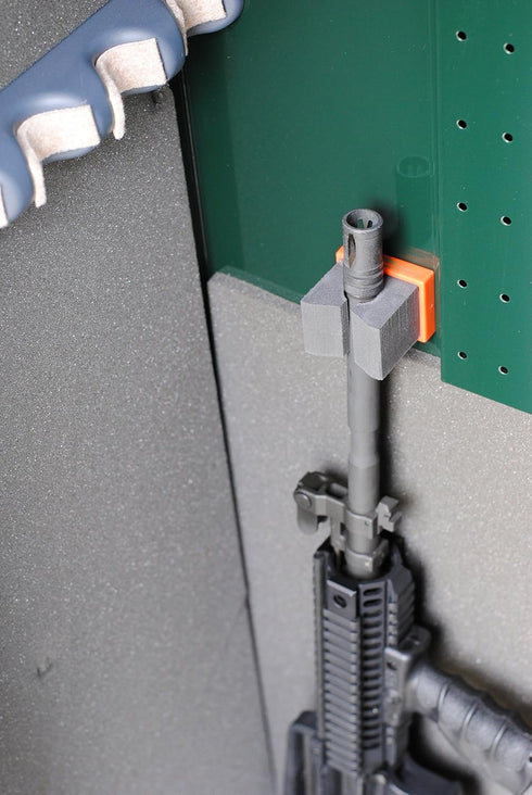 Peregrine Field Gear Magnet Gun Caddy for Vehicle - Safe for Up to 12 ga - Orange & Grey