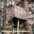 Hunting Camo Tree Stand Blinds - Camouflage Ground Blind with Zipper for Deer, Turkey Hunting (Frames Not Included)