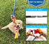POLE-35 inches) Interactive Flirt Pole Toy for Dogs Chase and Tug of War,Durable Teaser Wand with Pet Fleece Rope