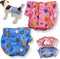 Pack of 2 Sanitary Pants Dog Female Diapers Cotton for Small Pet Cat (S: Waist: 10" - 13")