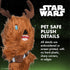 Star Wars for Pets Chewbacca Reindeer Squeaky Dog Toy, Soft Plush Holiday Toy, Small Dog Toy 6 Inch