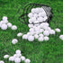 Golf Ball Metal Range Basket 2 Pack | Container Holds 50 Balls | Golf Ball Bucket with Handle