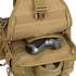 G4Free Tactical EDC Sling Bag Backpack with Pistol Holster for Concealed Carry