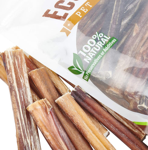 EcoKind Pet Treats All-Natural Premium Bully Sticks for Dogs - 16 Oz. Bag, Delicious Protein Rich Chews