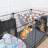 GOMICRAFT Pack 2 Hammock of Hanging Corner with Hooks for Rats, Squirrels, Sugar Gliders, Guinea Pigs, Hamsters