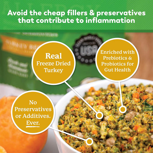 Dr. Harvey's Specialty Diet Allergy Turkey Recipe, Human Grade Dog Food for Dogs with Sensitivities, Trial Size (5.5