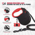 Tuff Pupper Heavy Duty Retractable Dog Leash - 16 ft with Reflective Stitching for Nighttime Safety for Dogs Up to 44