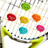 Tennis Vibration Dampener in Funny Zipper Gift Pack, Best Shock Absorber for Racket and Strings (Pack of 6)