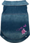 Dolly Doggy Parton Blue Denim Jacket with Collar for Dogs, Stylish Dog Apparel