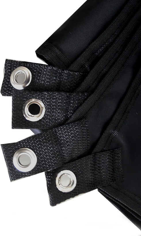 Waterproof Camping Tarp for Picnics, Tent Footprint, Sunshade (Black-210x150CM)
