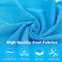 10 Pack MENOLY Cooling Towels, Cooling Towels for Neck and Face, Sweat Microfiber Towel Soft Breathable Towel for Gym