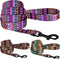 CollarDirect Aztec Dog Leash - Nylon Tribal Pattern Pet Leash for Small Medium Large Dogs, 5 FT Long