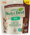 Nylabone Nutri Dent Dog Dental Chews - Natural Dog Teeth Cleaning & Breath Freshener - Filet Mignon Flavor, Mini (160