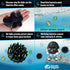 Aquatic Experts Bio Balls Filter Media, 1 Inch Small Bio Balls for Aquarium Filter, 125 Count Made in The USA