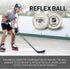 (4) Franklin Sports NHL Hockey Stick Handling Balls - Hockey Training Aids for Stick Handling + Hands Practice - On +