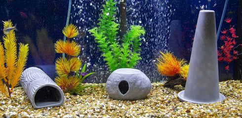 Penn-Plax Breeding Resins and Hide Away Caves for Plecos, Angelfish, Cichlids and More