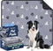 WanpeeGoo Washable Pee Pads for Dogs, 2 Pack Absorbent Reusable Training Dog