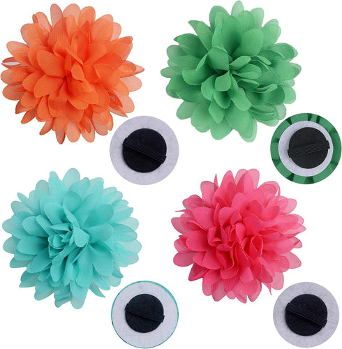 10 Pieces Dog Collar Flowers Accessories Girl Boy Dog Flower Bow Ties Cat Puppy Charms Flower Collars Bows Grooming Supplies (9 cm/ 3.54 Inch)