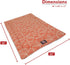 36" Charlie Salmon Orange Crate Dog Bed Mat by Majestic Pet Products