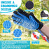 Dog Shower Attachment Glove, Pet Washing Brush Sprayer Bath Scrubber with Towel for Indoor and Outdoor Bathing